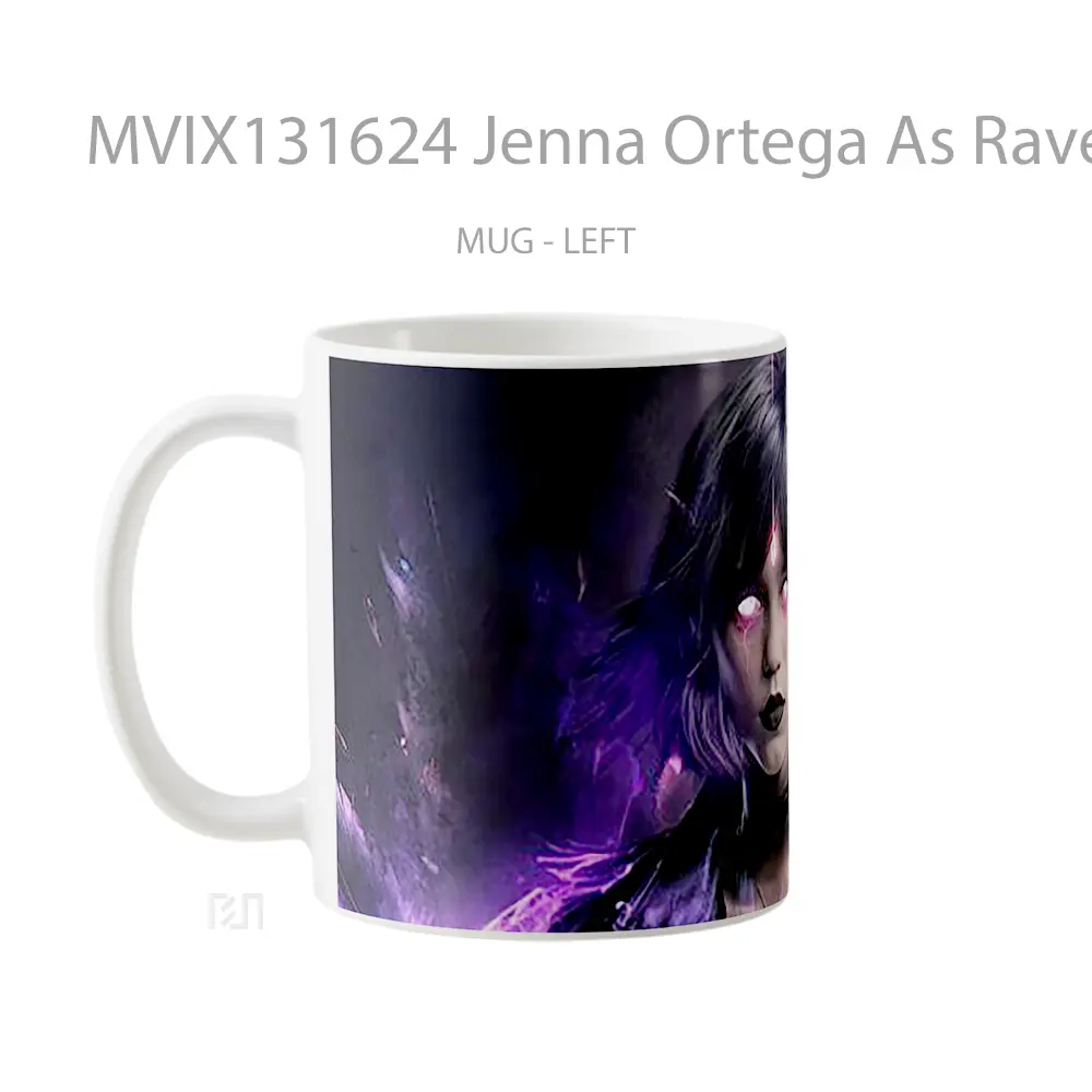 Mug Jenna Ortega As Raven Gelas Keramik Unik - All-side / Desain