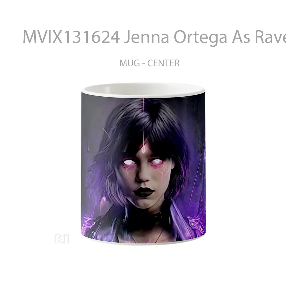 Mug Jenna Ortega As Raven Gelas Keramik Unik
