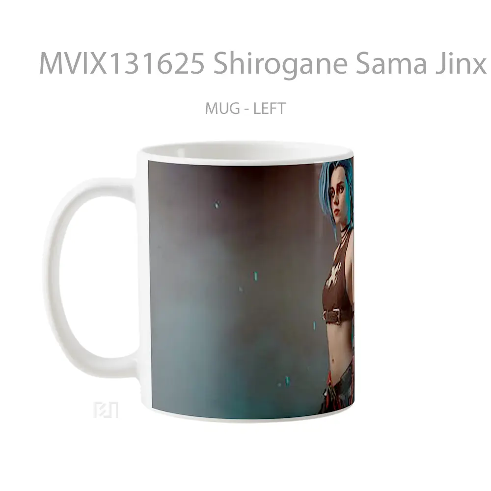 Mug Shirogane Sama Jinx League Of Legends Cangkir Gamer - All-side / Desain
