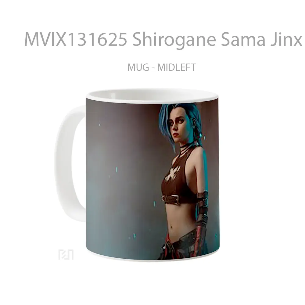 Mug Shirogane Sama Jinx League Of Legends Cangkir Gamer - All-side / Desain