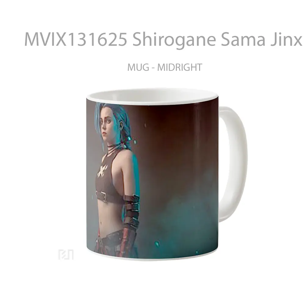 Mug Shirogane Sama Jinx League Of Legends Cangkir Gamer - All-side / Desain