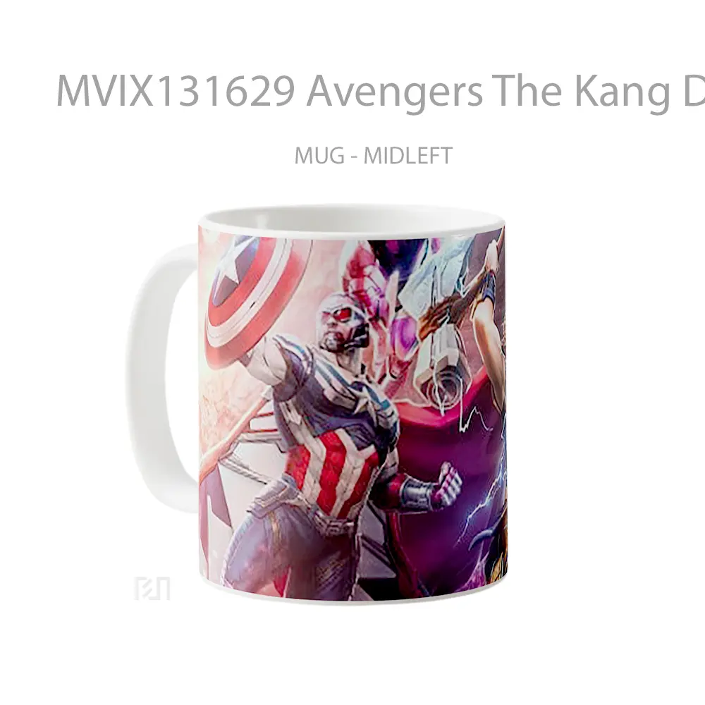 Mug Avengers The Kang Dynasty 2025 Gelas Superhero - All-side / Desain