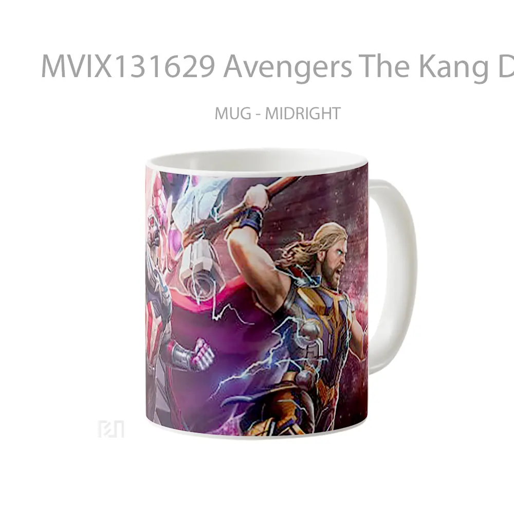 Mug Avengers The Kang Dynasty 2025 Gelas Superhero - All-side / Desain