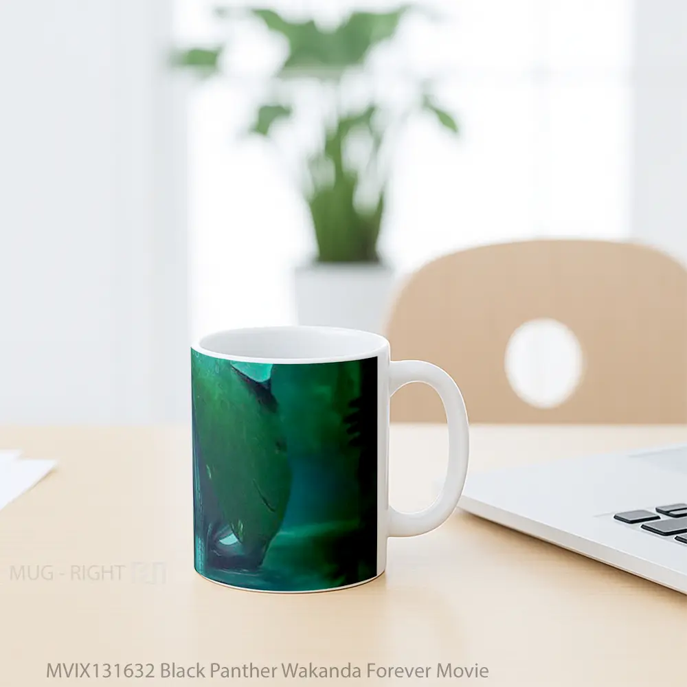 Mug Black Panther Wakanda Forever Movie Gelas Superhero - All-side / Desain