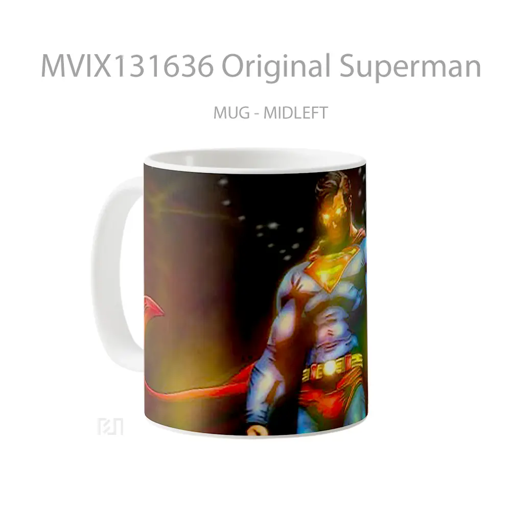 Mug Original Superman Gelas Superhero - All-side / Desain