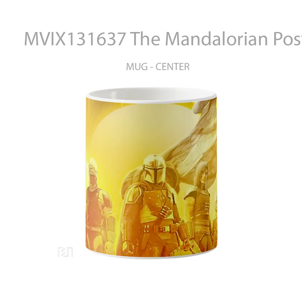 Mug The Mandalorian Poster Gelas Star Wars