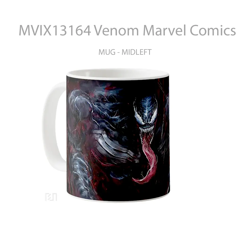 Mug Venom Marvel Comics Gelas Superhero - All-side / Desain