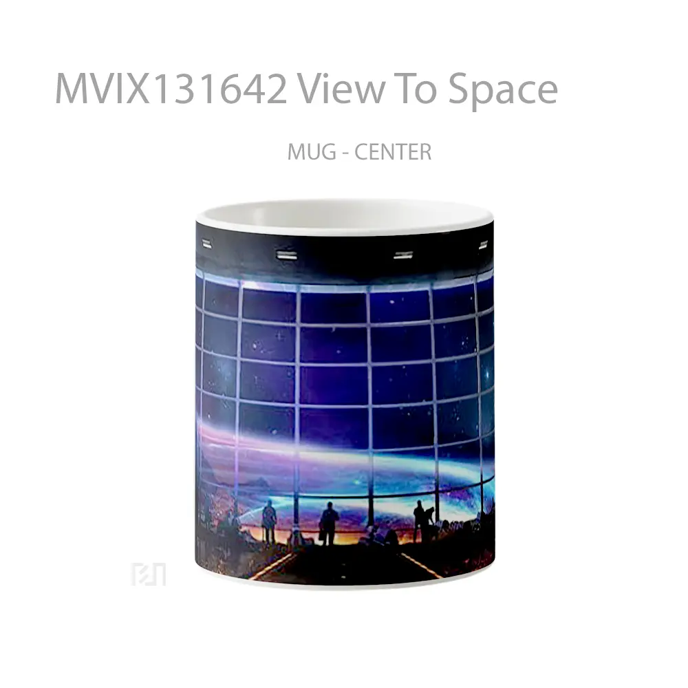 Mug View To Space Gelas Astronomi