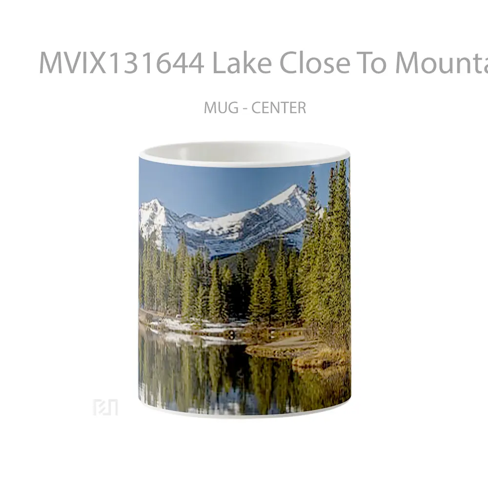 Mug Lake Close To Mountain Gelas Pemandangan Alam