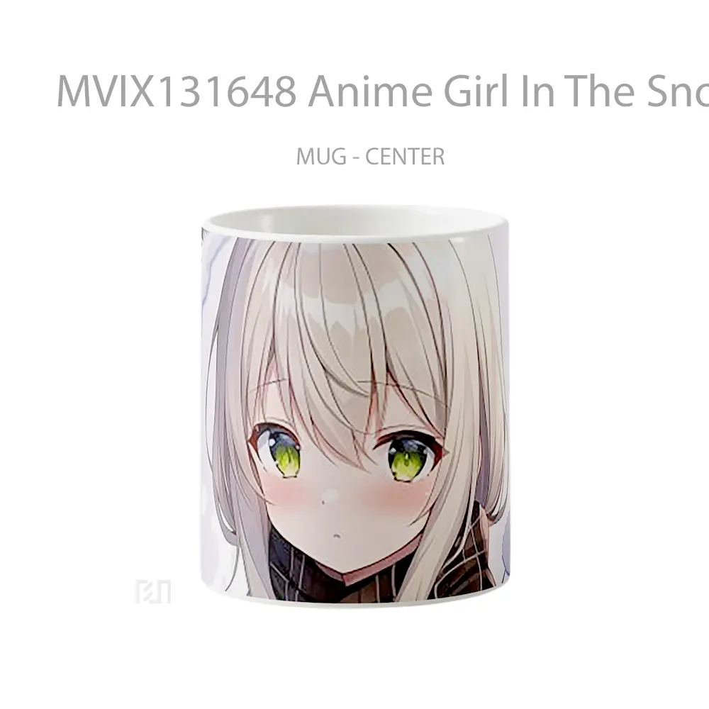 Mug Anime Girl In The Snow Cangkir Anime