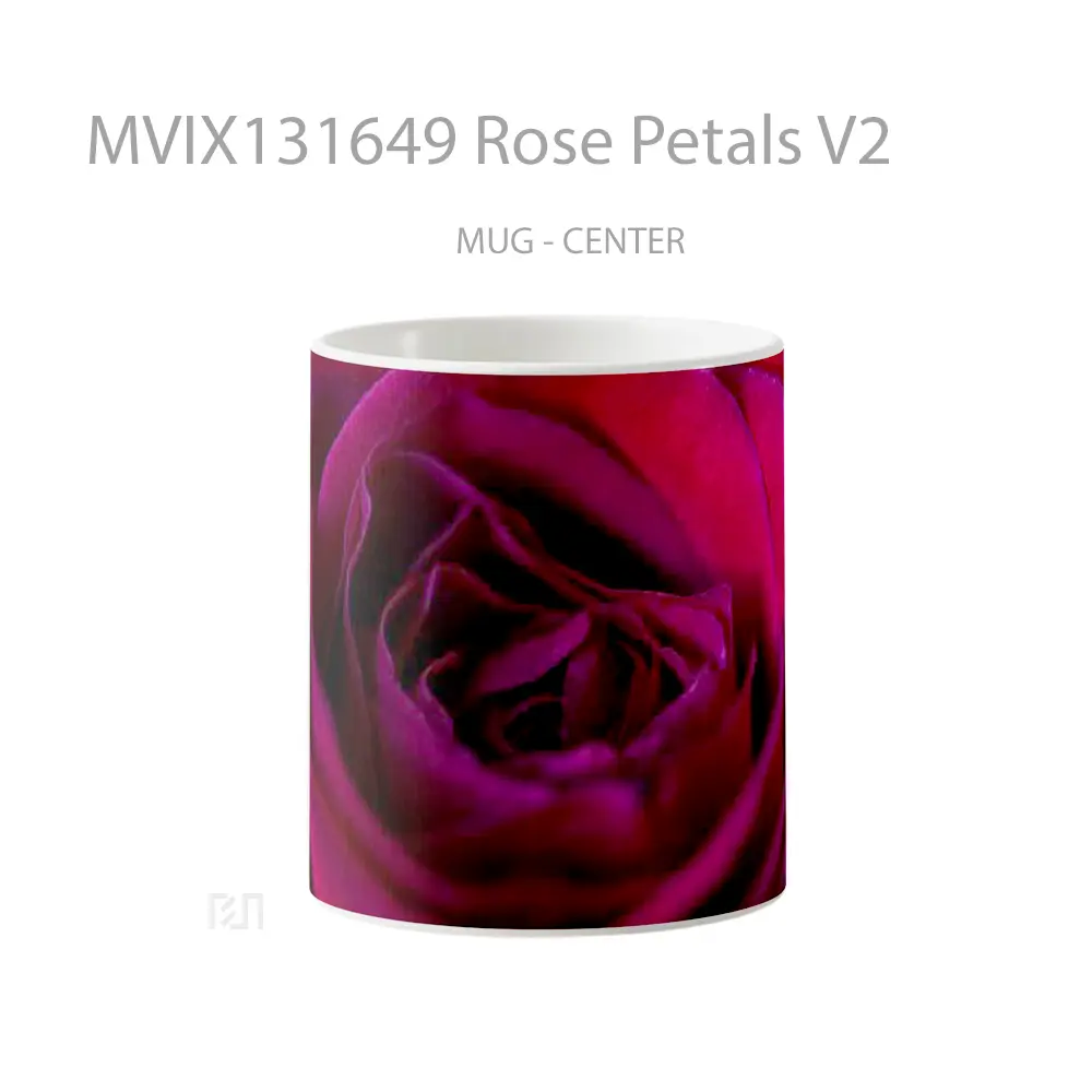 Mug Rose Petals V2 Gelas Keramik Unik