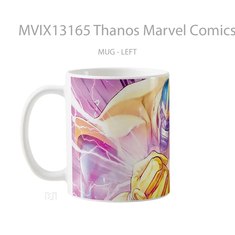 Mug Thanos Marvel Comics Fanart Gelas Superhero - All-side / Desain