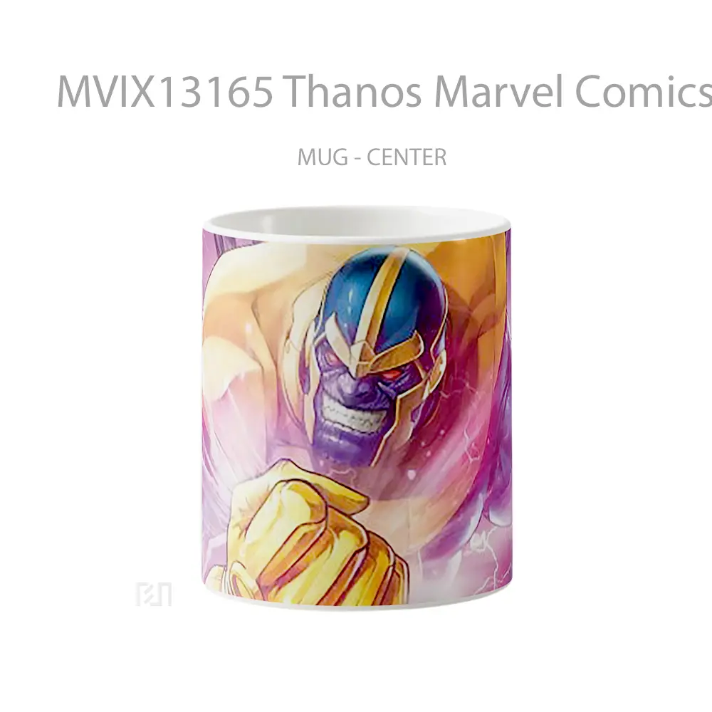 Mug Thanos Marvel Comics Fanart Gelas Superhero