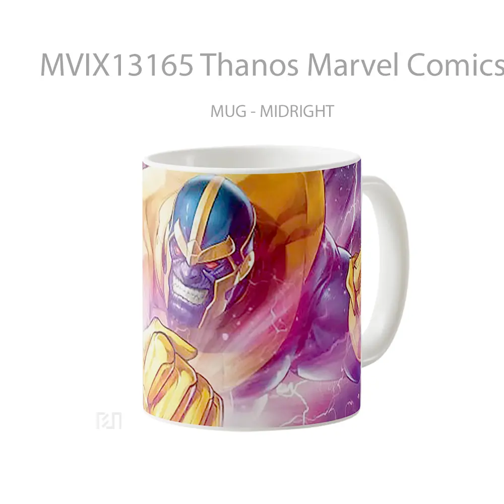 Mug Thanos Marvel Comics Fanart Gelas Superhero - All-side / Desain