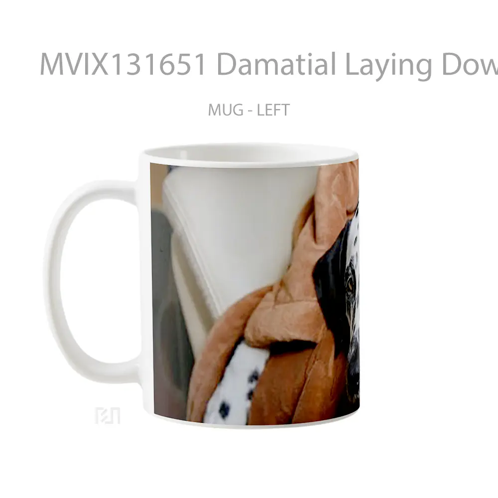 Mug Damatial Laying Down Gelas Keramik Unik - All-side / Desain