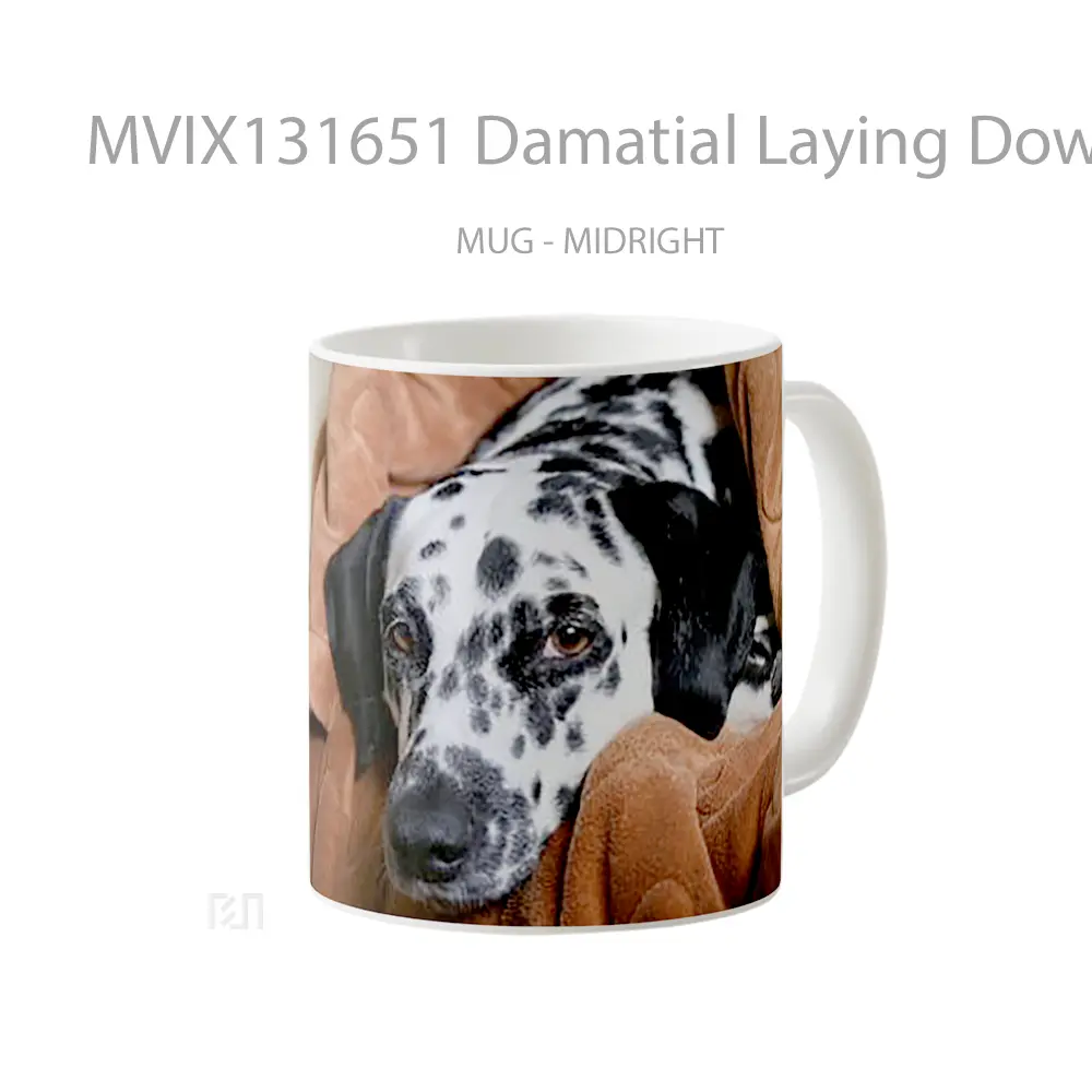 Mug Damatial Laying Down Gelas Keramik Unik - All-side / Desain