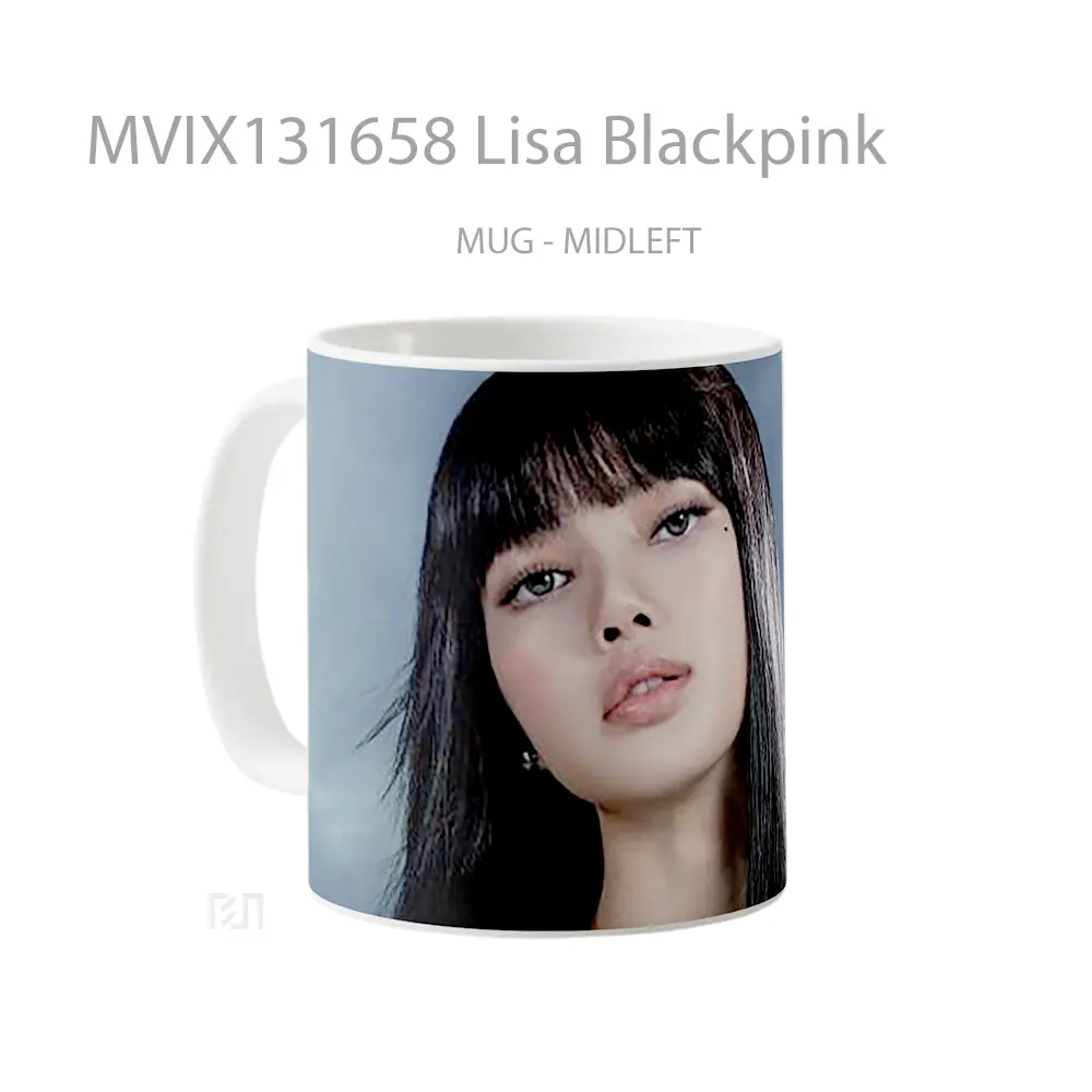 Mug Lisa Blackpink Gelas Keramik Unik - All-side / Desain