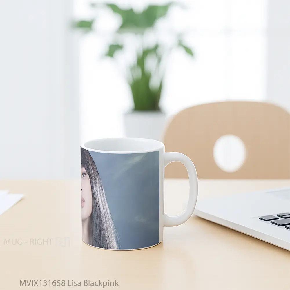 Mug Lisa Blackpink Gelas Keramik Unik - All-side / Desain