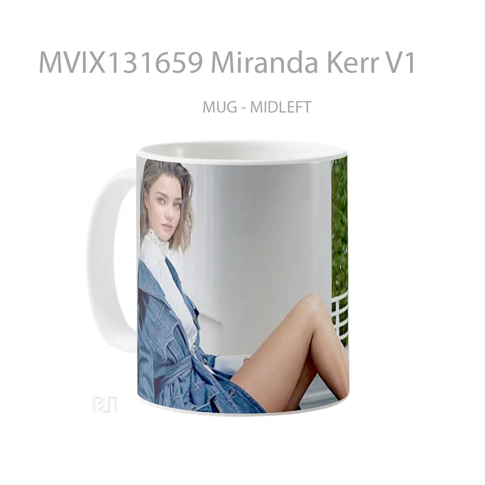 Mug Miranda Kerr V1 Gelas Keramik Unik - All-side / Desain