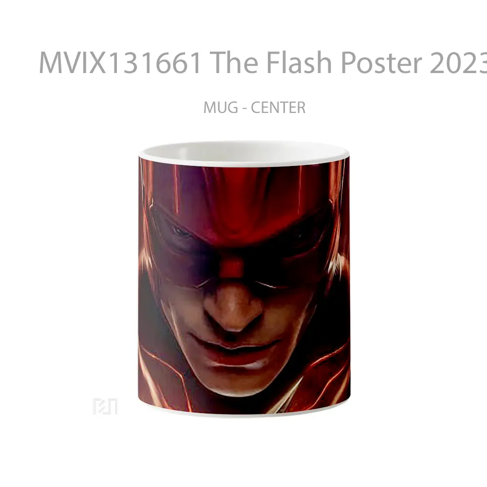 Mug The Flash Poster 2023 Gelas Superhero