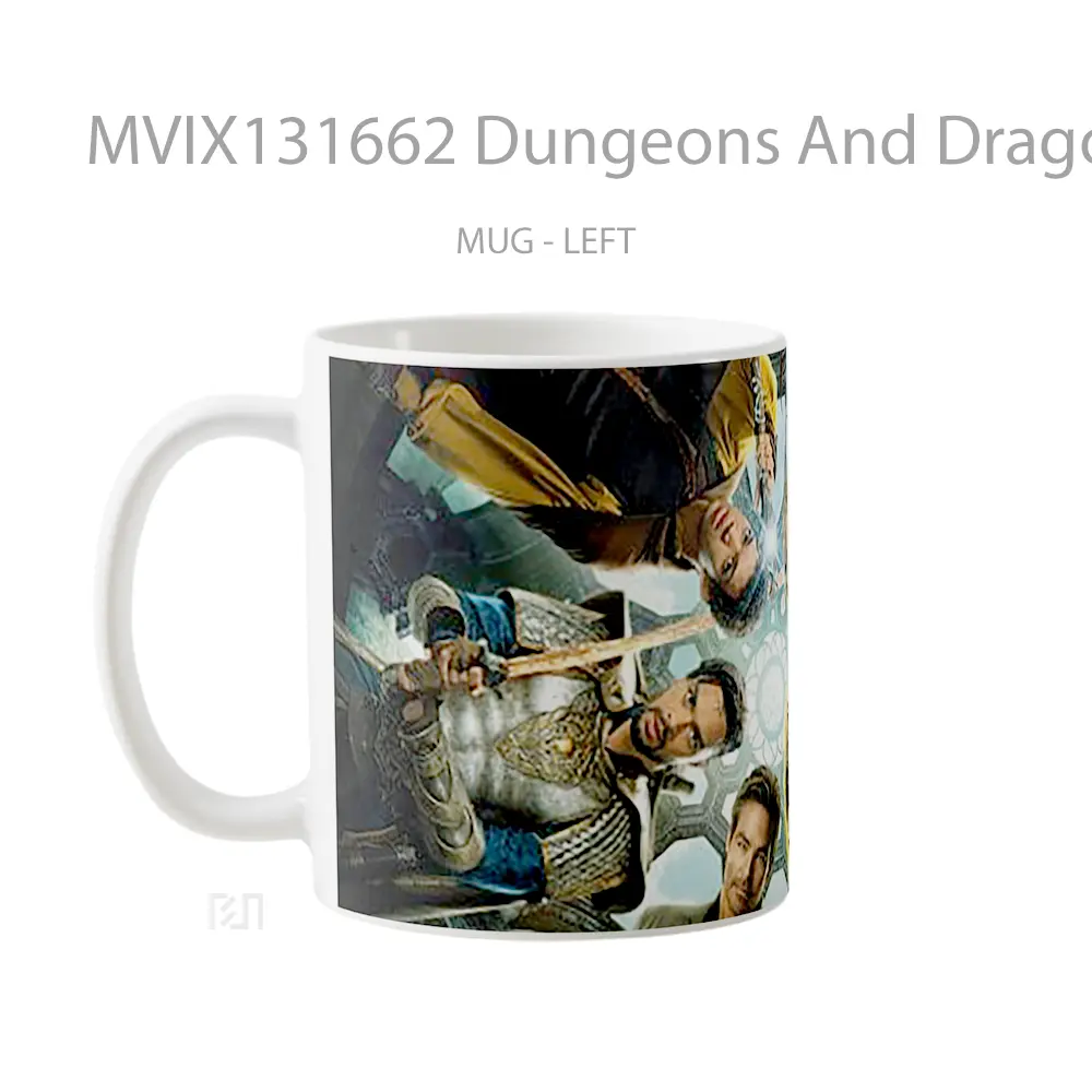 Mug Dungeons And Dragons Honor Among Thieves Movie Cast Gelas Fantasi - All-side / Desain