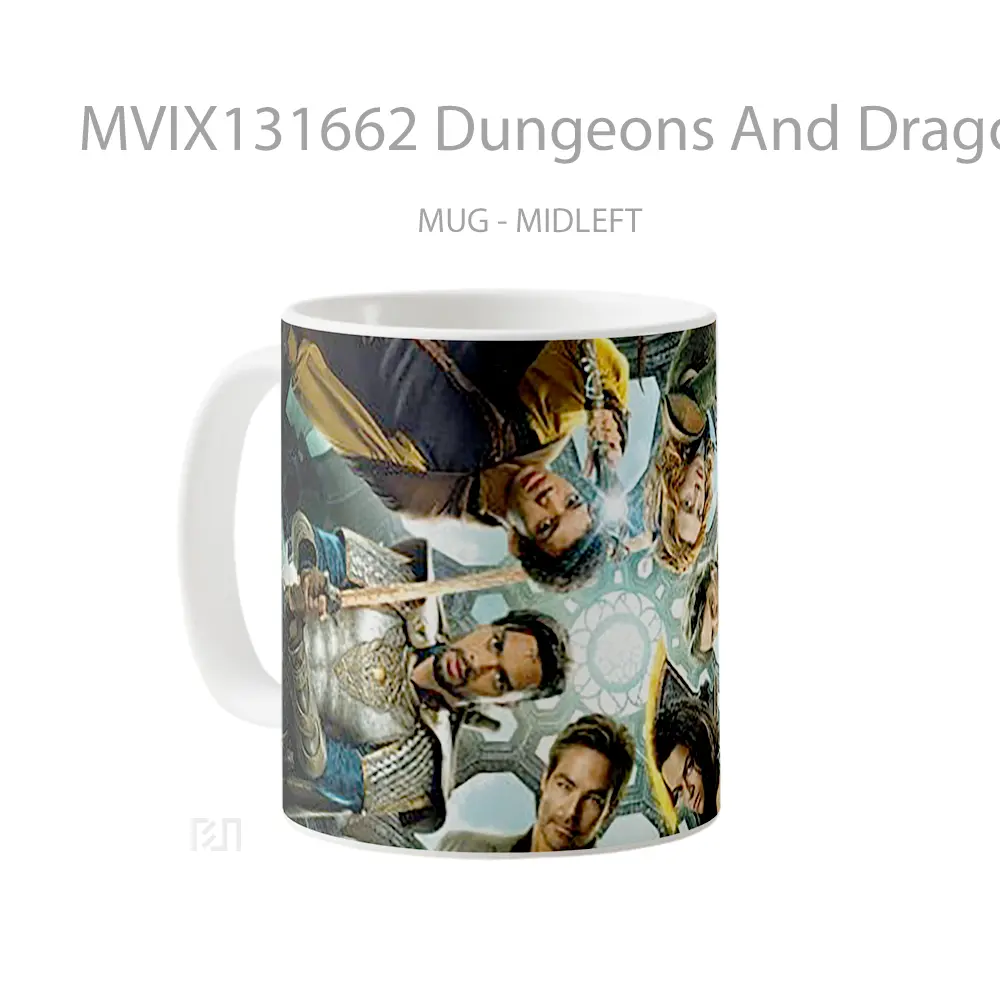 Mug Dungeons And Dragons Honor Among Thieves Movie Cast Gelas Fantasi - All-side / Desain