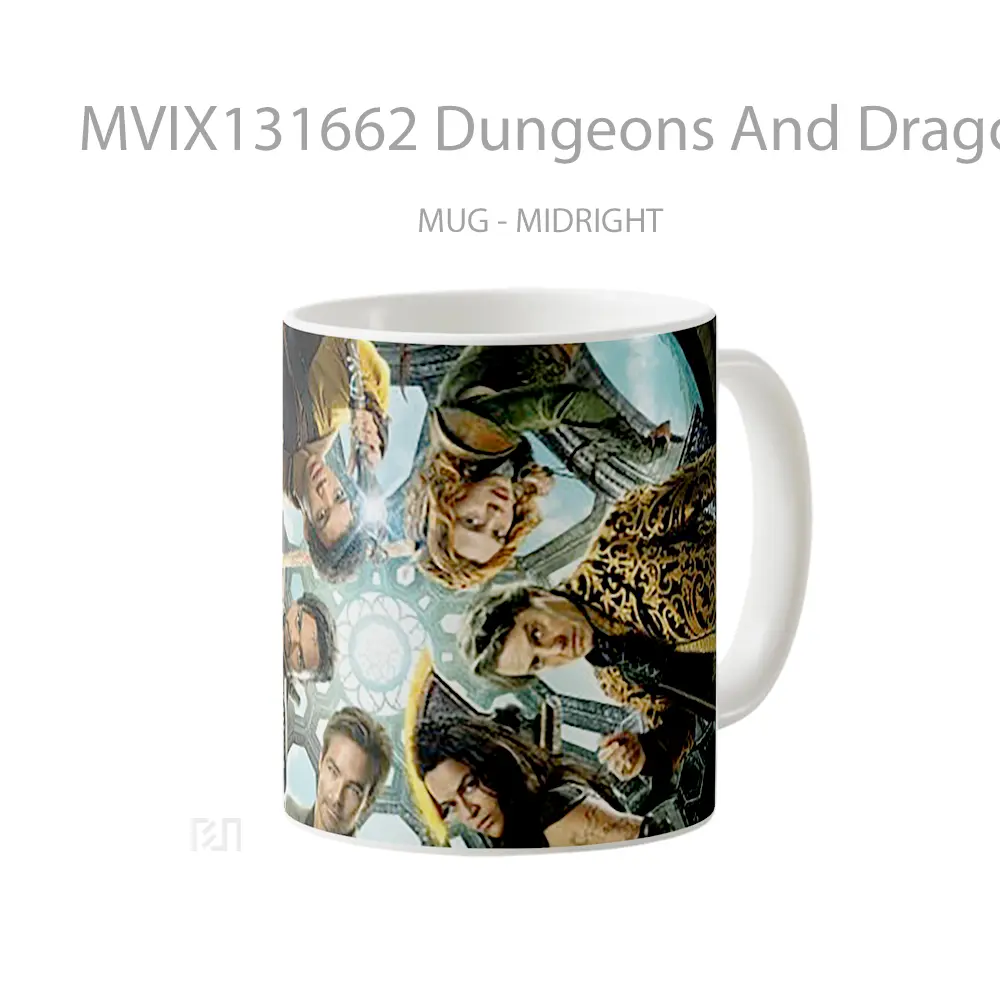 Mug Dungeons And Dragons Honor Among Thieves Movie Cast Gelas Fantasi - All-side / Desain