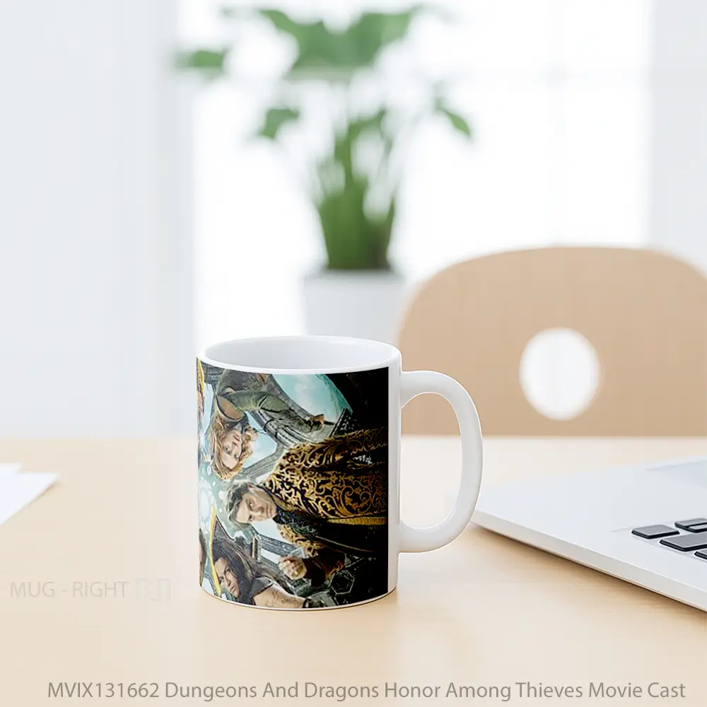 Mug Dungeons And Dragons Honor Among Thieves Movie Cast Gelas Fantasi - All-side / Desain