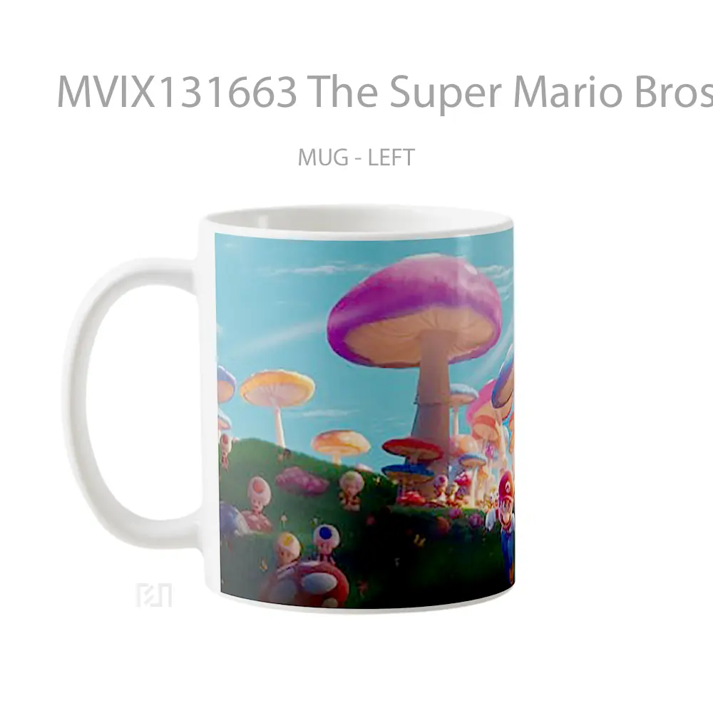 Mug The Super Mario Bros Movie Mushroom Gelas Keramik Unik - All-side / Desain