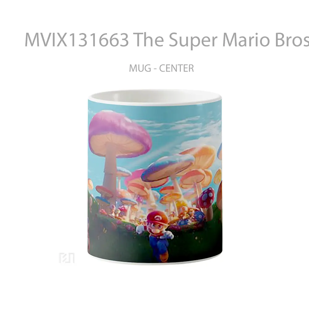 Mug The Super Mario Bros Movie Mushroom Gelas Keramik Unik