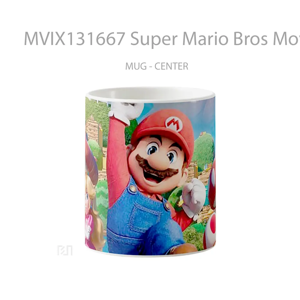 Mug Super Mario Bros Movie Poster Gelas Keramik Unik