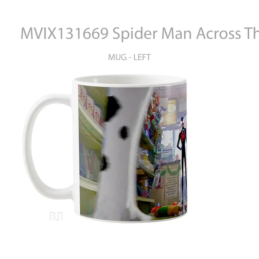 Mug Spider Man Across The Spider Verse Miles Morales Gelas Superhero - All-side / Desain