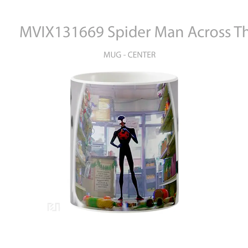 Mug Spider Man Across The Spider Verse Miles Morales Gelas Superhero
