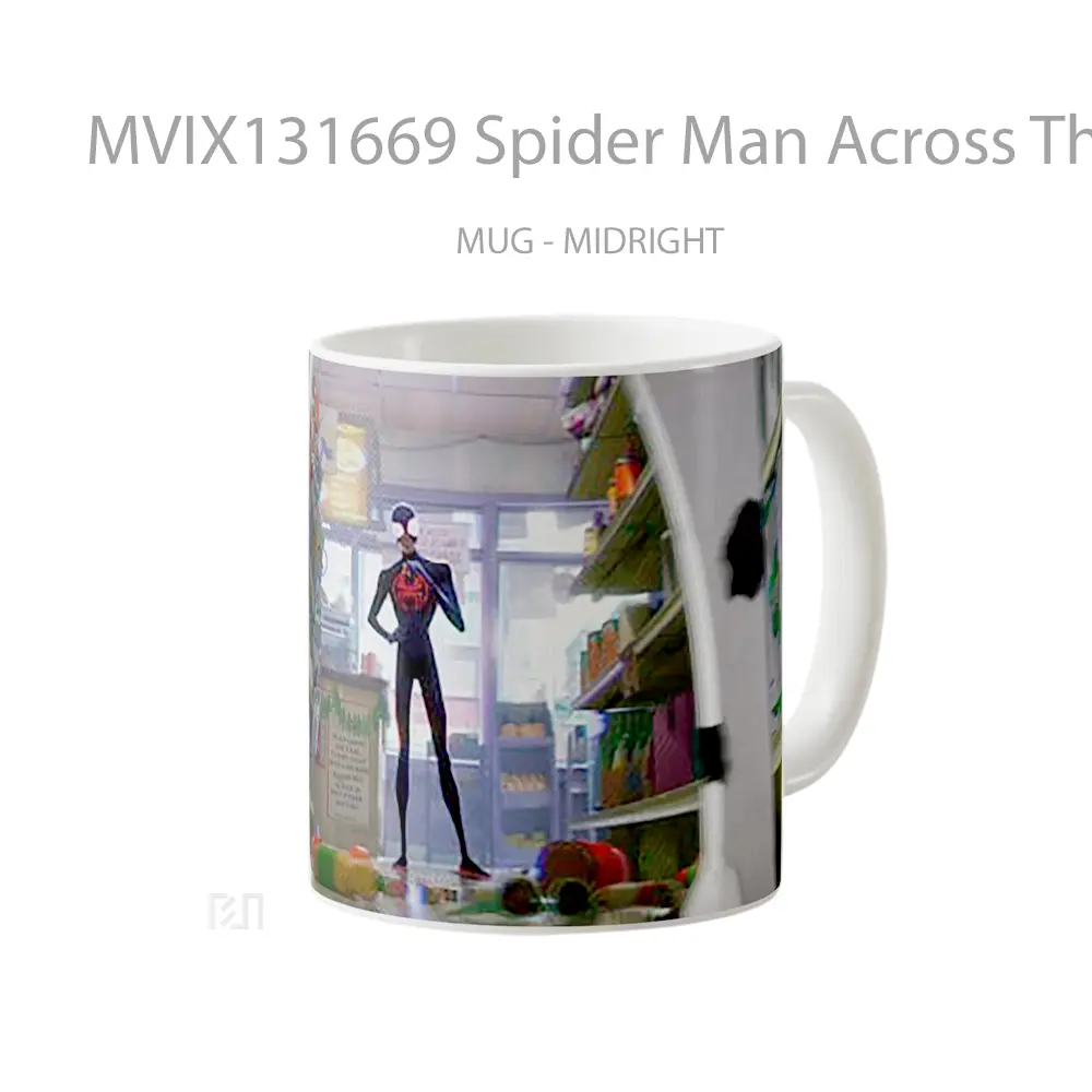 Mug Spider Man Across The Spider Verse Miles Morales Gelas Superhero - All-side / Desain