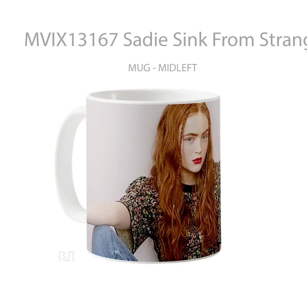 Mug Sadie Sink From Stranger Things Gelas Keramik Unik - All-side / Desain