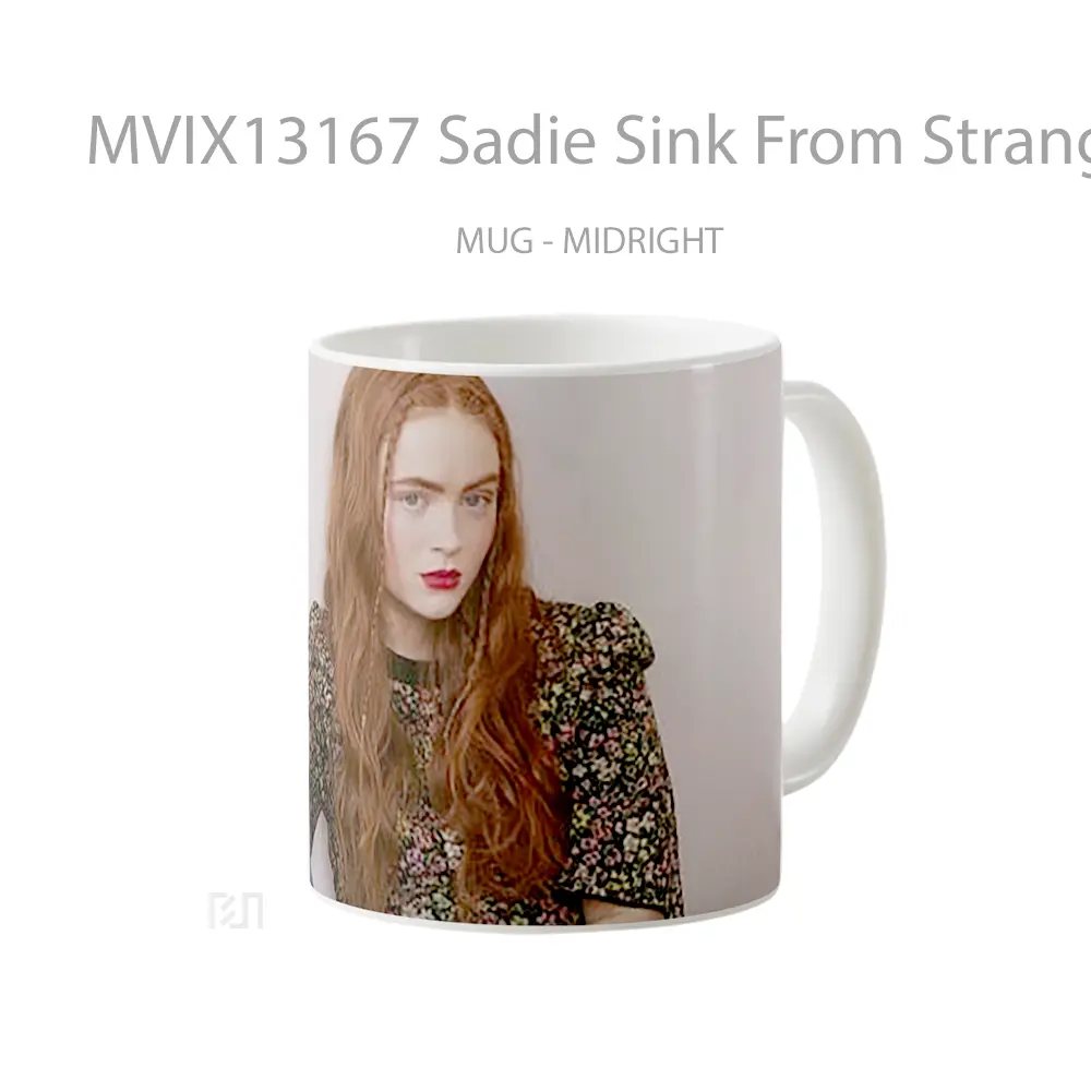Mug Sadie Sink From Stranger Things Gelas Keramik Unik - All-side / Desain