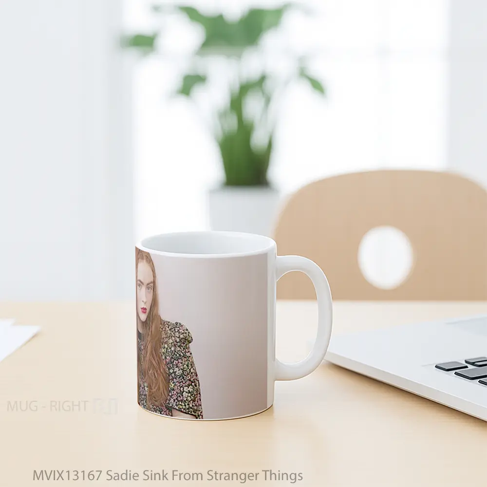 Mug Sadie Sink From Stranger Things Gelas Keramik Unik - All-side / Desain
