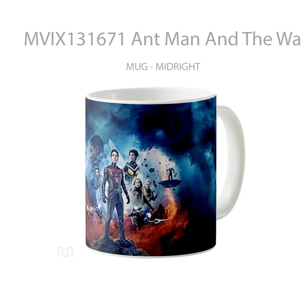 Mug Ant Man And The Wasp Quantumania Characters Gelas Superhero - All-side / Desain