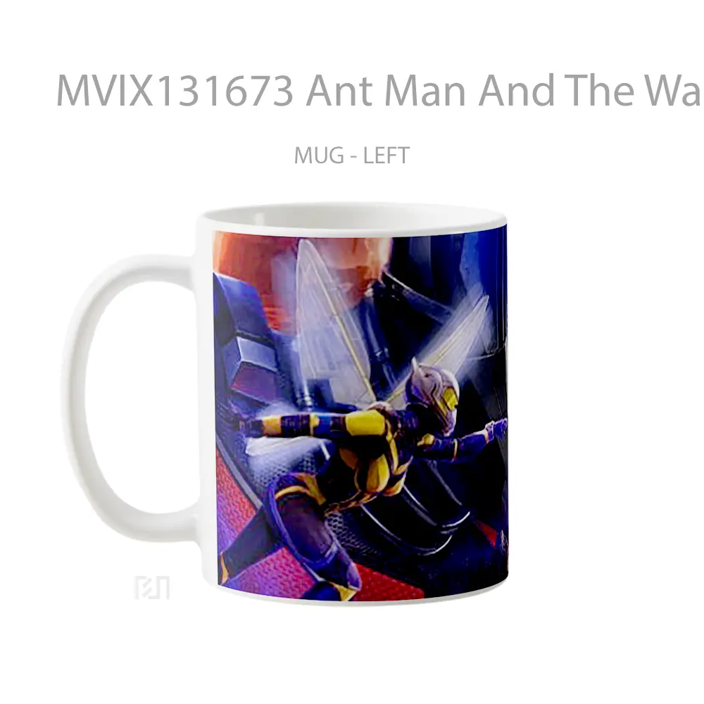Mug Ant Man And The Wasp Quantumania Movie Gelas Superhero - All-side / Desain