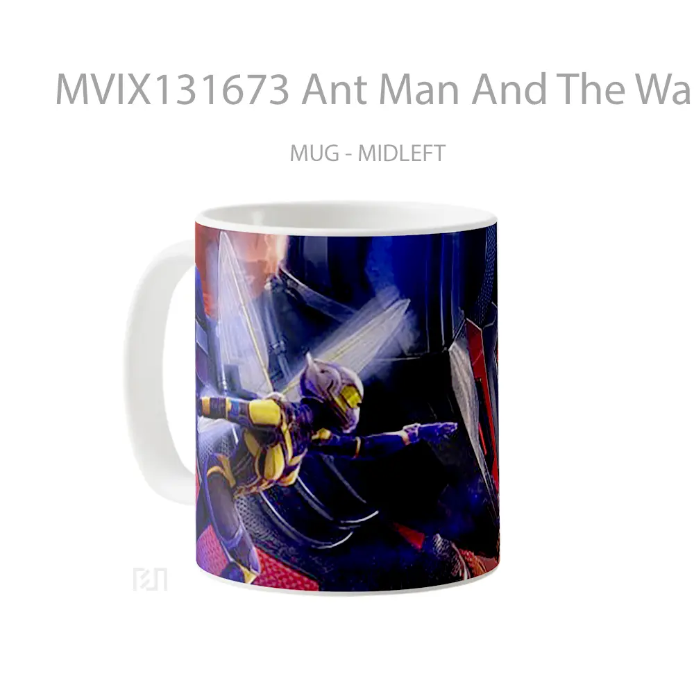 Mug Ant Man And The Wasp Quantumania Movie Gelas Superhero - All-side / Desain