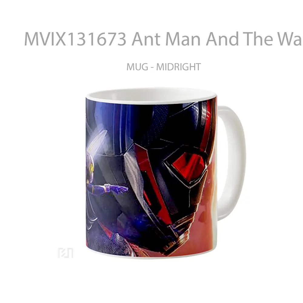 Mug Ant Man And The Wasp Quantumania Movie Gelas Superhero - All-side / Desain
