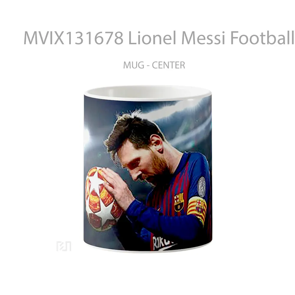 Mug Lionel Messi Football Gelas Keramik Unik