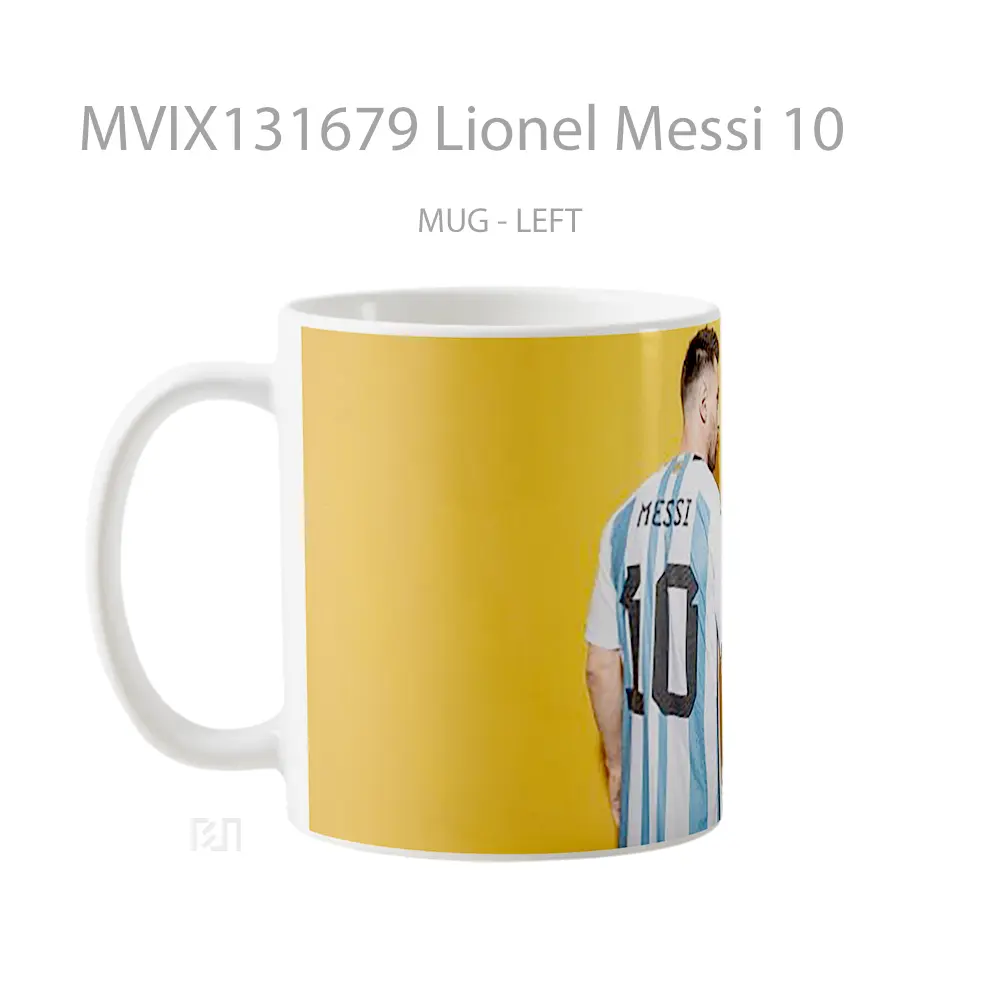Mug Lionel Messi 10 Gelas Keramik Unik - All-side / Desain