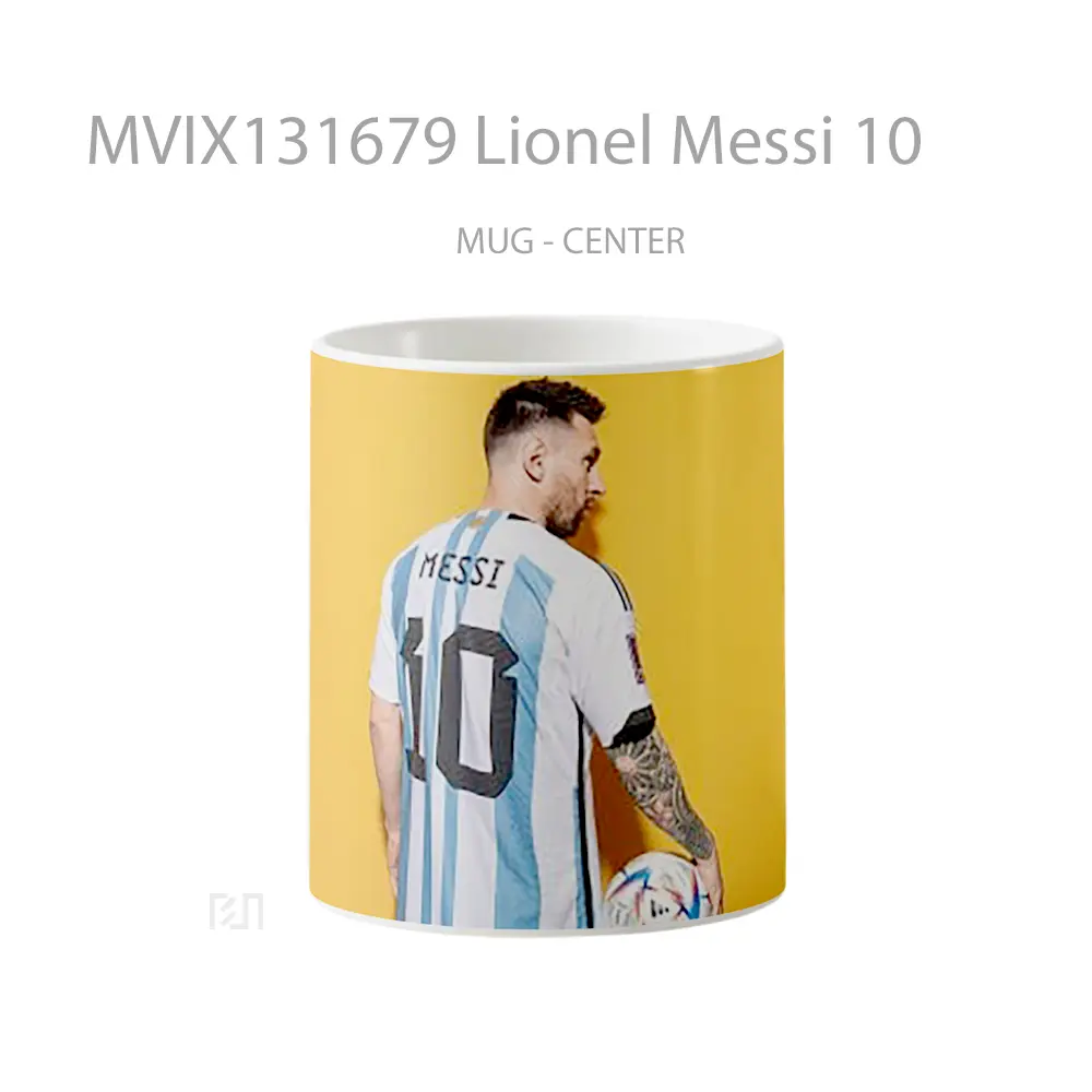 Mug Lionel Messi 10 Gelas Keramik Unik