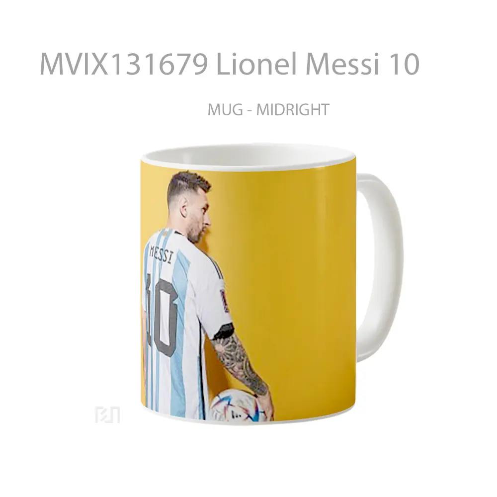 Mug Lionel Messi 10 Gelas Keramik Unik - All-side / Desain