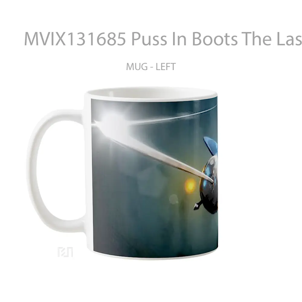 Mug Puss In Boots The Last Wish V2 Gelas Keramik Unik - All-side / Desain