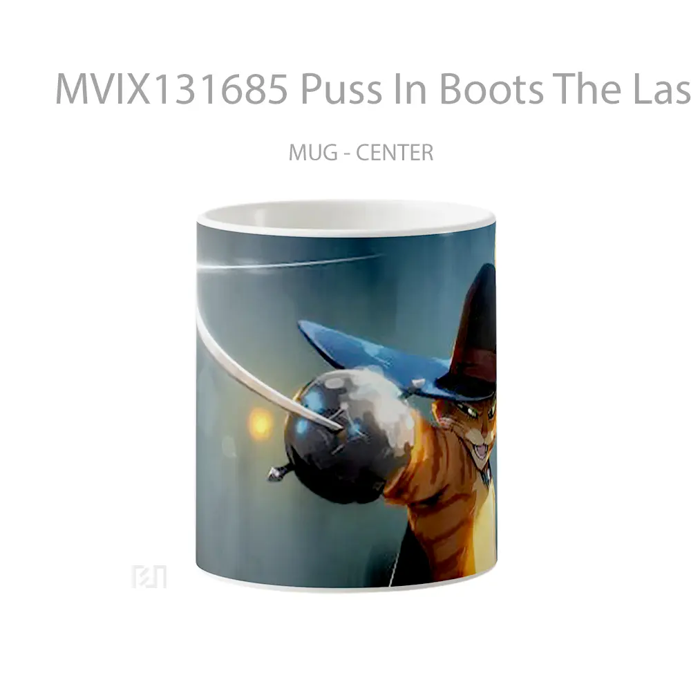 Mug Puss In Boots The Last Wish V2 Gelas Keramik Unik