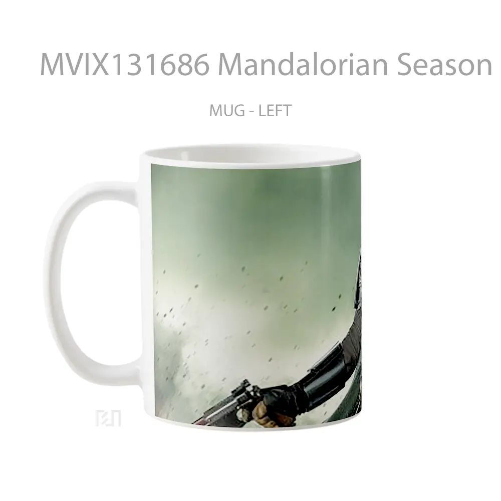 Mug Mandalorian Season 3 Gelas Star Wars - All-side / Desain