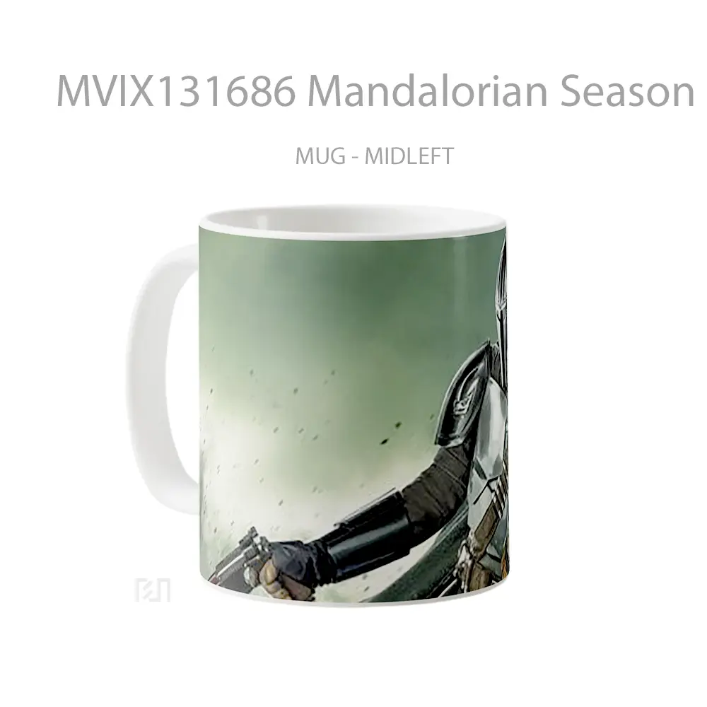 Mug Mandalorian Season 3 Gelas Star Wars - All-side / Desain