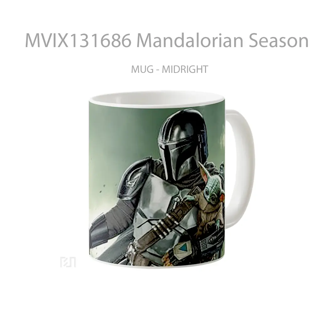 Mug Mandalorian Season 3 Gelas Star Wars - All-side / Desain